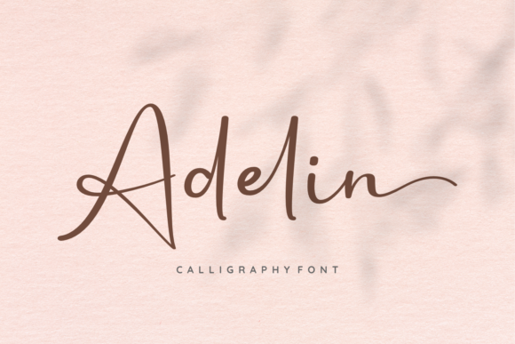 Adelin Script Font for Elegant Handmade Products