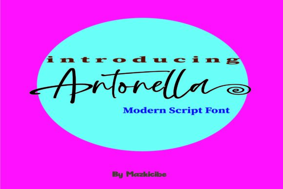 Antonella: A Refined Script Handwritten Font for Elegant Design