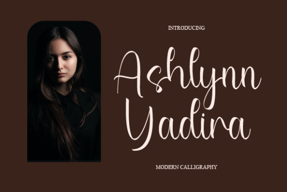 Ashlynn Yadira: A Script Font for Creative Branding and Design Projects
