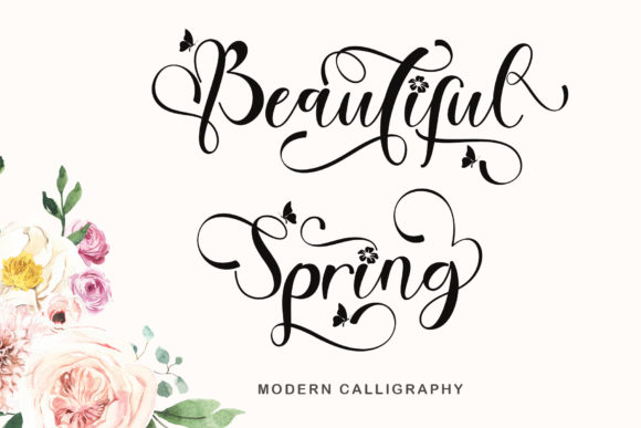 Beautiful Spring Script Font for Elegant Branding