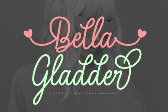 Bella Gladder Script Handwritten Font for Elegant Craft Projects