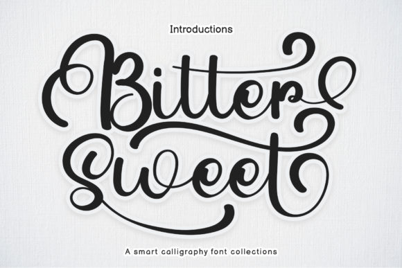 Bitter Sweet: A Script Font for Elegant Editorial Design