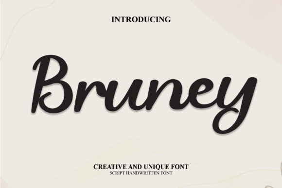 Bruney Font: Sweet Whimsical Script for Branding That Feels Luxe