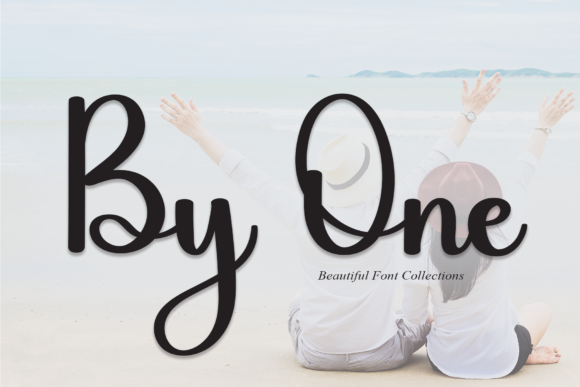 By One Script Handwritten Font for Luxury Branding