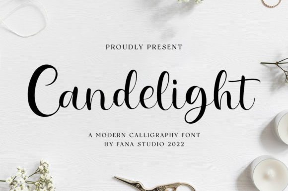 Candelight: A Stylish and Dainty Script Font for Real Branding