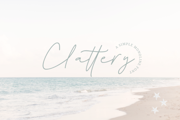 Clattery Font: A Classy Yet Friendly Script Handwritten Typeface