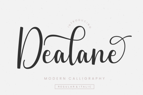Dealane Script Font for Elegant Branding