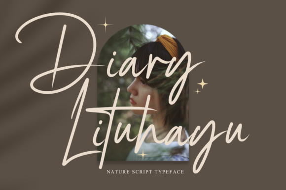 Diary Lituhayu: A Script Handwritten Font for Editorial Design