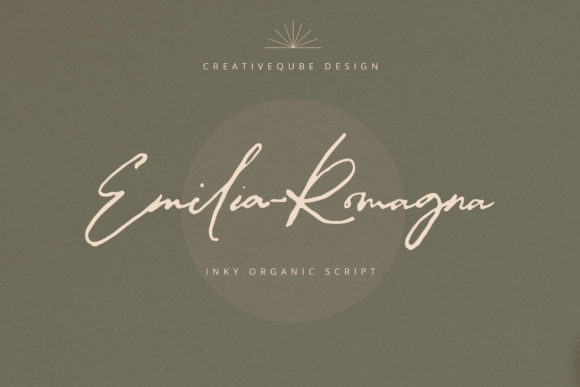 Emilia-Romagna: A Delicate Script Font for Elegant Digital Branding