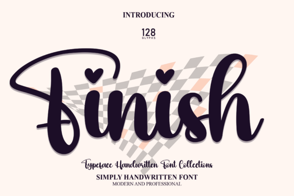 Finish Handwritten Script Font for Makers