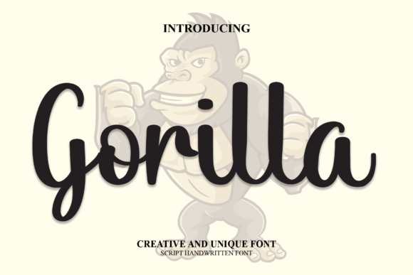 Gorilla Script Font for Luxe Branding