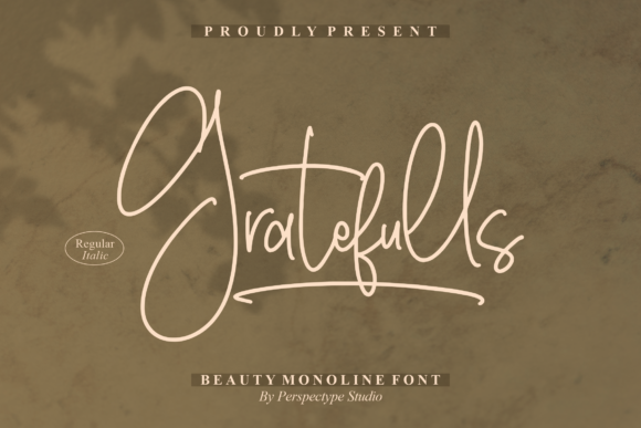 Gratefulls Font for Warm, Handcrafted Branding