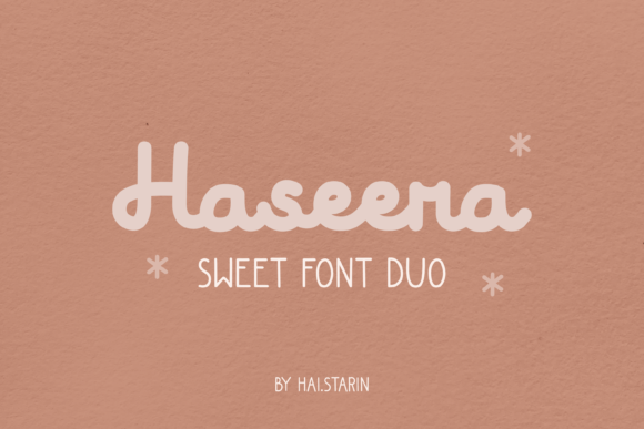 Haseera Font Duo for Handmade Makers