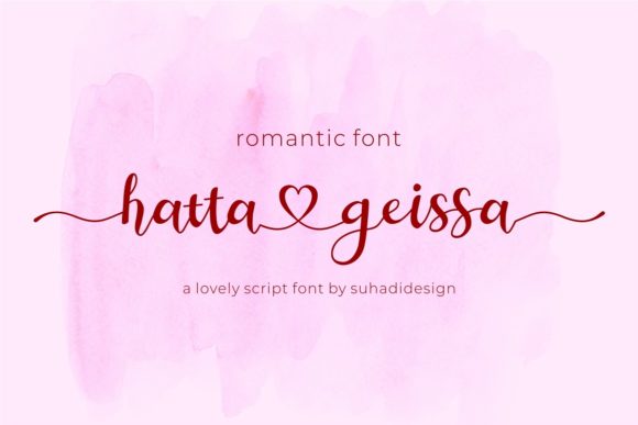 Hatta Geissa: A Script Handwritten Font for Editorial Elegance