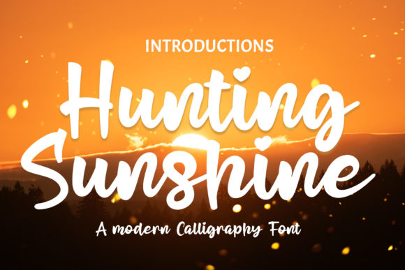 Hunting Sunshine Script Font for Elegant Brand Campaigns