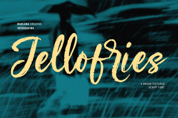 Jellofries: A Fancy Brushed Script Font for Elegant Branding