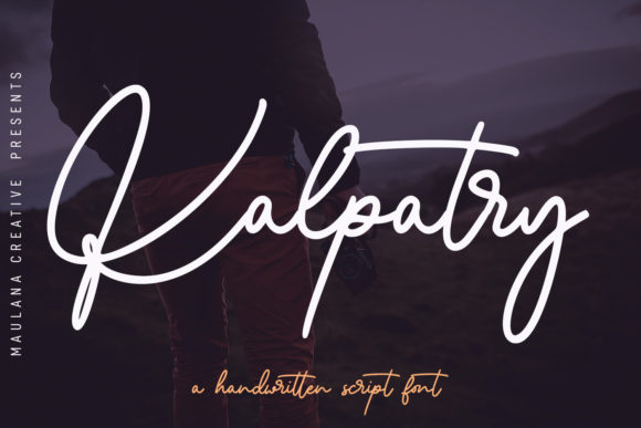 Kalpatry: A Script Font for Creative Branding and Design