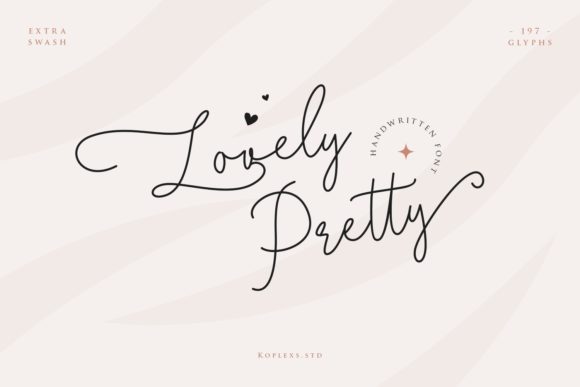 Lovely Pretty: The Script Font That Elevates Brand Design