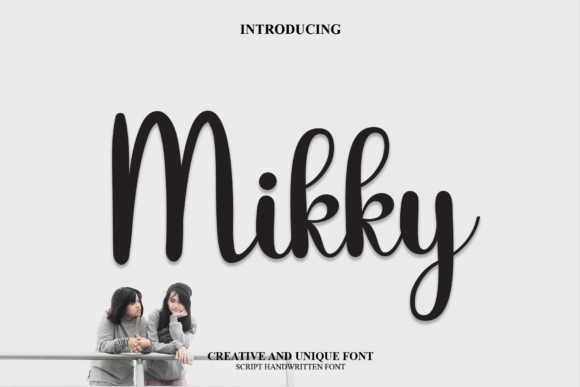 Mikky Script Font for Handmade Romance & Elegance