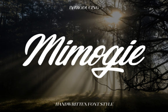 Mimogie Script Font for Elegant Branding and Social Graphics