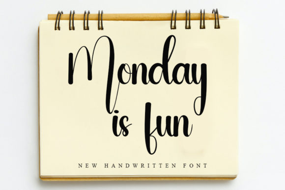 Monday is Fun Script Font for Whimsical Brand Campaigns