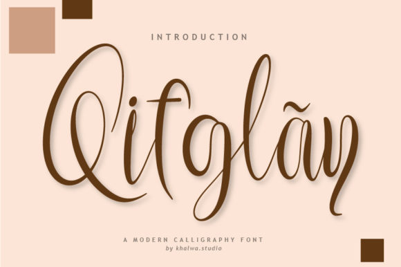 Qifglay: A Timeless Script Font for Branding and Design