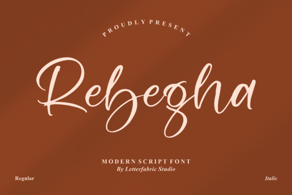 Rebegha: The Modern Script Font That Elevates Your Handmade Creations