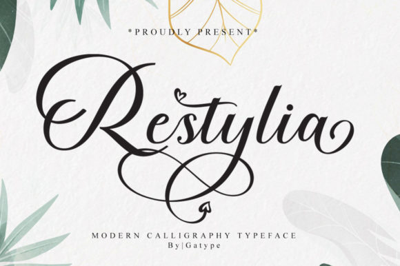 Restylia: A Stylish and Dainty Script Font for Elegant Campaigns