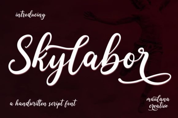 Skylabor: A Fancy Handwritten Script Font for Real Brand Moments