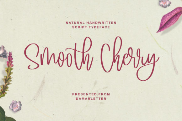 Smooth Cherry: A Refined Script Font for Digital Branding