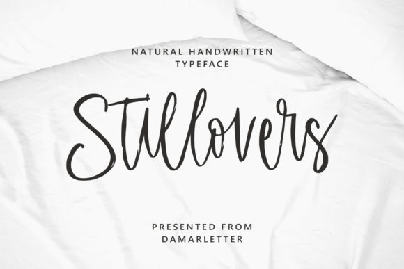 Stillovers: A Chic Script Handwritten Font for Elegant Product Design