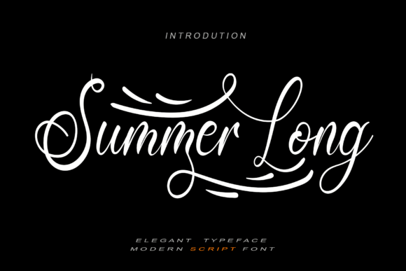 Summer Long: Elegant Script Handwritten Font for Designers
