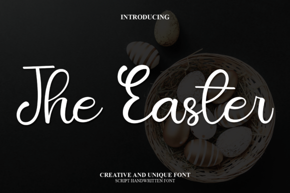 The Easter: A Sweet, Romantic Script Handwritten Font