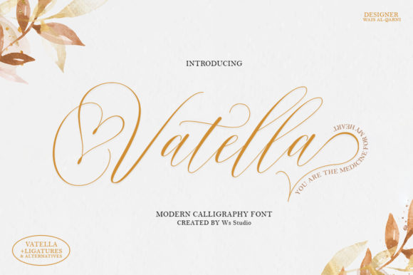 Vatella: A Vintage-Inspired Script Handwritten Font for Elegant Editorial Design