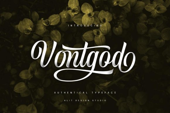 Vontgod: An Elegant Script Handwritten Font for Timeless Branding