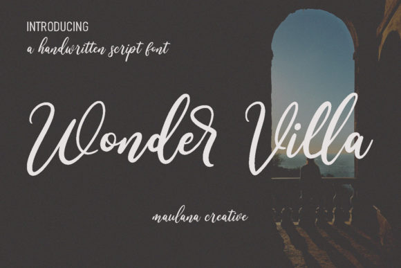 Wonder Villa: A Fancy Script Font for Elegant Editorial Moments