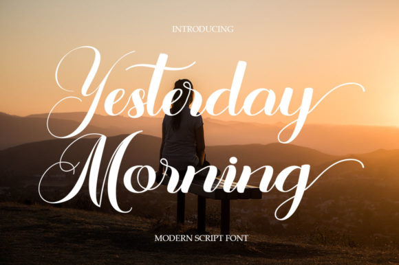 Yesterday Morning Script Font for Polished Branding