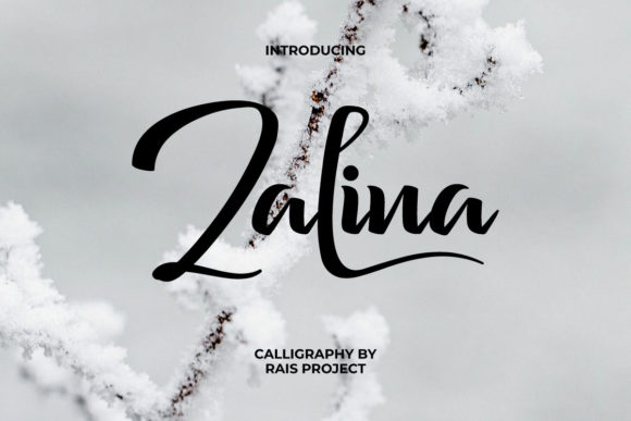 Zalina: A Classic Script Handwritten Font for Editorial Design